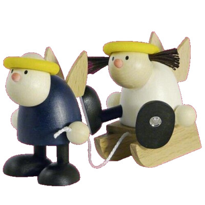 Hobler - Hans and Lotte with Sled
