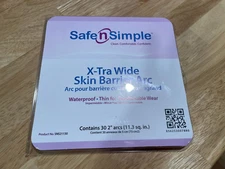 SNS21130 Safe N Simple Ostomy Wide Elastic Skin Barrier Arc