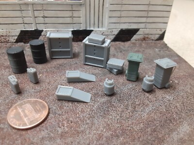 Hot Wheels  1/64 Joe's  Garage Diorama Lot USA Made Ramps Tool Boxes Custom 
