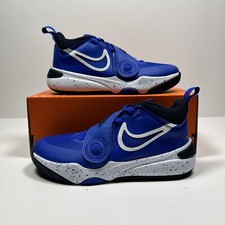 Size 2Y - Nike Team Hustle D11 Hyper Royal / White - Obsidian