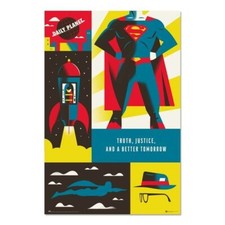 Poster SUPERMAN - 100 Anniversary WB 61x91,5cm NEU 59764