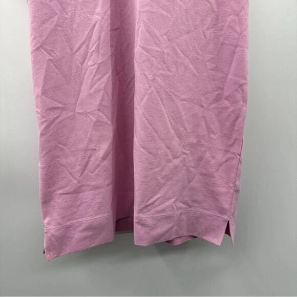 VETEMENTS Mini Abito Polo Everlane The Cotone Organico Rosa e Bianco Taglia S NUOVO