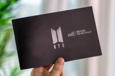 BTS Official 10th Anniversary Commemorative Stamp Packet Stamps