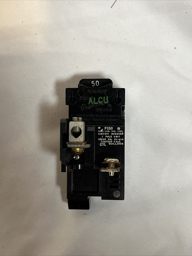 Bulldog Pushmatic P 150 50 Amp Circuit Breaker 1 Pole 120 Volt NOS - Picture 4 of 6