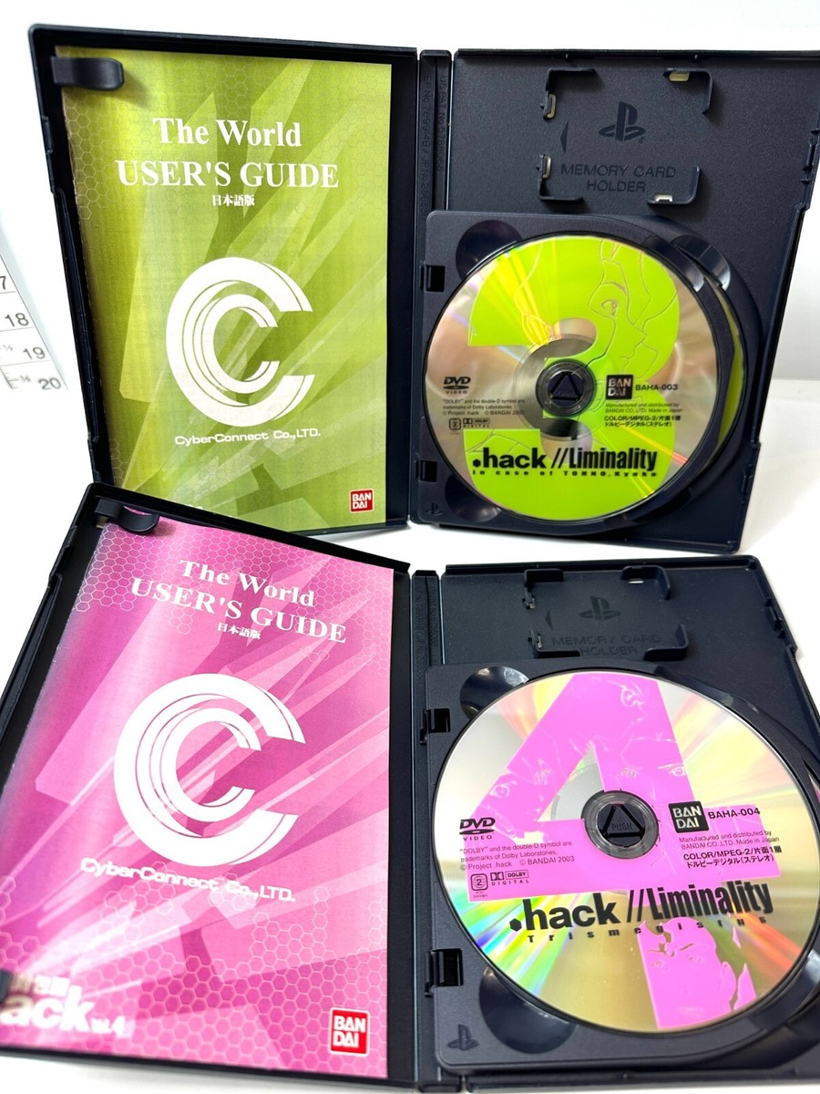 Bandai PS2 .hack Vol.1-4 Complete Set Japan NTSC-J Rare | eBay