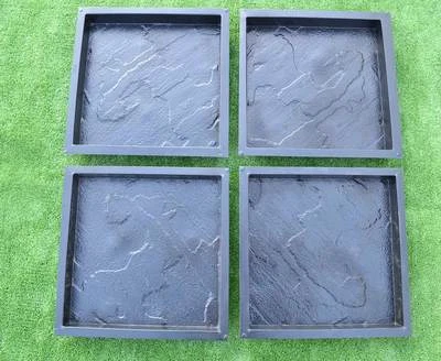 Concrete mold pavers stone patio casting concrete garden path sold set 4pcs S28
