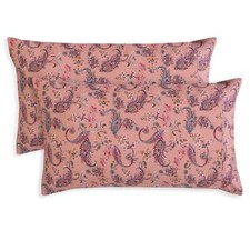 Set of 2 Printed Paisley Pattern Pillowcases