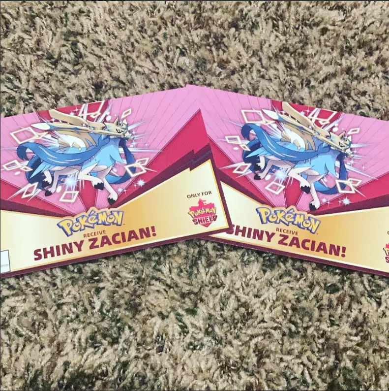 Pokemon Sword and Shield // Ultra Shiny ZACIAN ZAMAZENTA 