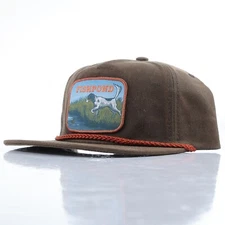 Fishpond On Point Hat  - Peat Moss - FREE SHIPPING