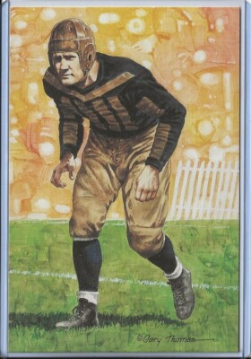1993 Ed Healey Goal Line Art Postcard Unsigned - Series 5 Five