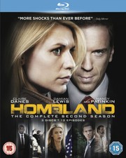 Homeland: The Complete Second Season DVD (2013) Claire Danes cert 15 3 discs