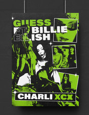 Charlie XCX  Billie Eilish Guess Poster