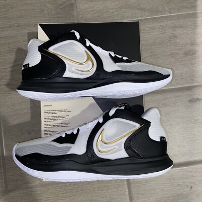 kyrie low id white and gold