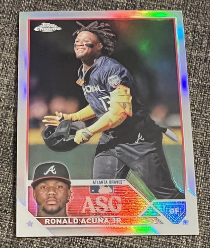 Ronald Acuna Jr. 2023 Topps Chrome Update All Star #ASGC-7 - Atlanta Braves