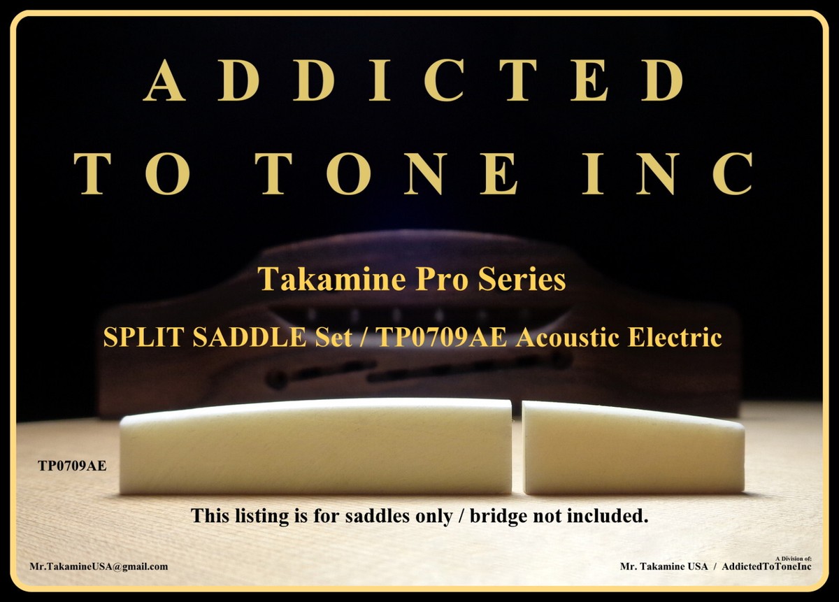 Takamine Pro Series SPLIT SADDLE / Genuine OEM Part / unfinished