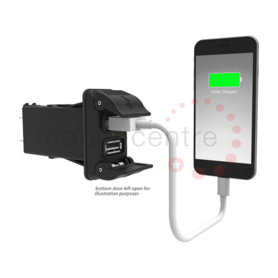 Carling V Serie Dual Port USB 2.0 Ladegerät 12 & 24 Volt passt Standard Loch