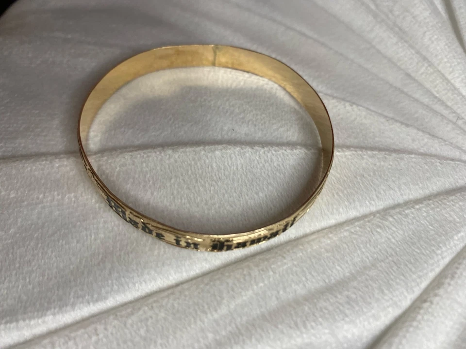 Custom 8mm Hawaiian Heirloom Bracelet Gold Engraved Pre-owned Gold Vermeil  - Image 4 of 4