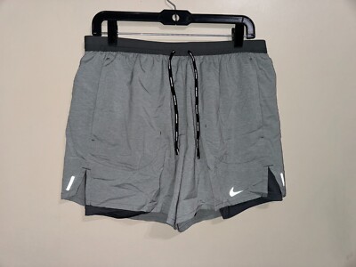 nike flex stride 5 inch grey