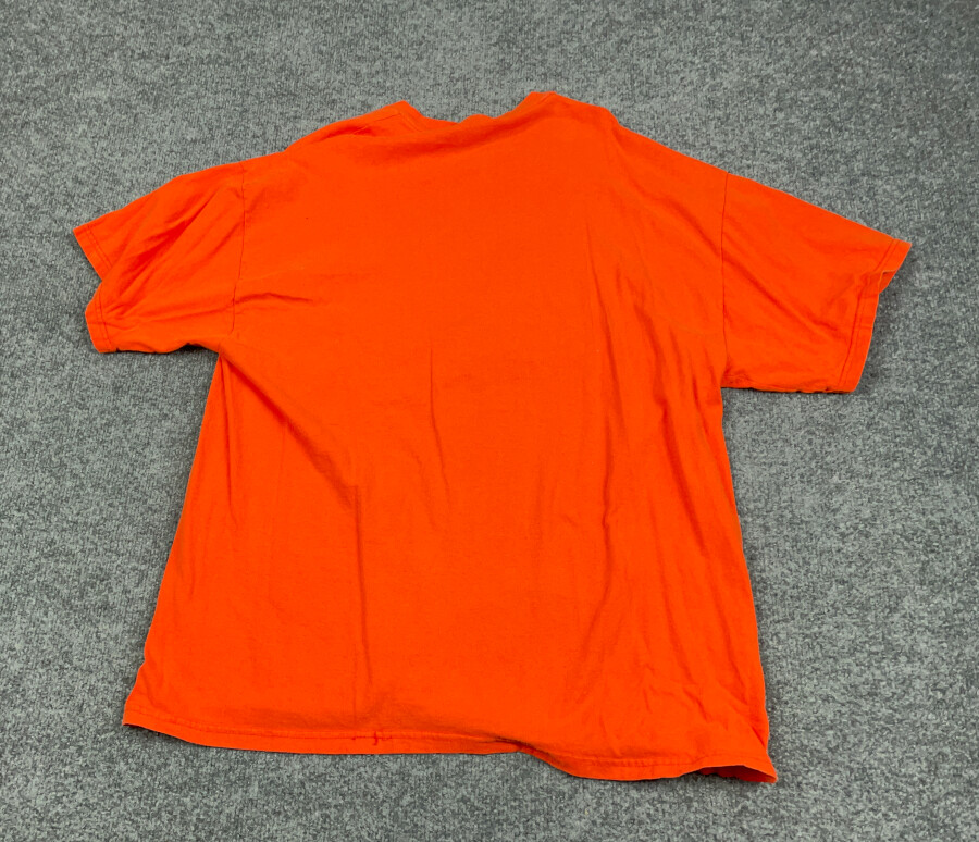 その他 My terry VTG 2000 Mr. T I Pity the Fool Print Orange T-Shirt Adult XL