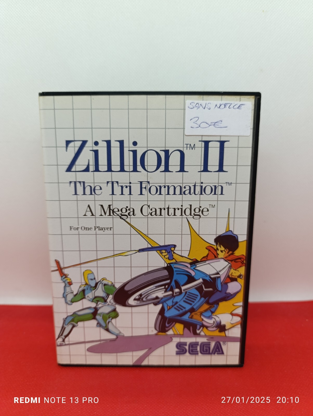 Zillion II - Sans notice - Jeux Sega Master System