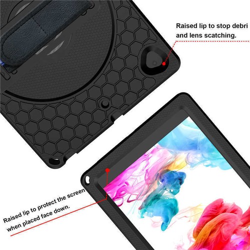 Shockproof Rotating Stand Case Cover For iPad 5/6/7/8/9/10th Gen Air 4 5 Pro 11 - Picture 17 of 85
