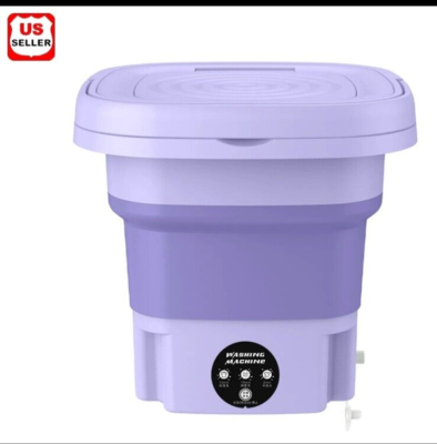 #ad Portable Washing Machine Mini Washer Foldable Washer and Spin Dryer Small Travel $33.88