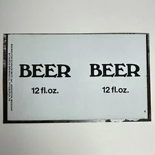 Vintage Generic Brand Beer Dubois Brewing Company Flat Unrolled Steel Beer Can