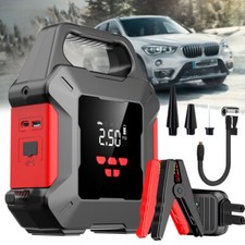 Car Jump Starter with Air Compressor Battery Charger Jumper Power Bank 1800A 12V