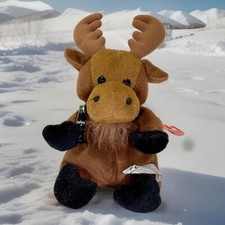 Coca Cola Plush Reindeer 1999 Gourmand Canada Coke Bottle Int'l 0232 Vintage