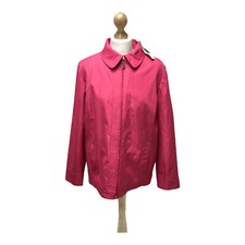 Bm Womens Jacket Coat Medium 12 Bubble Gum Pink Casual (eu40) New Rrp £20
