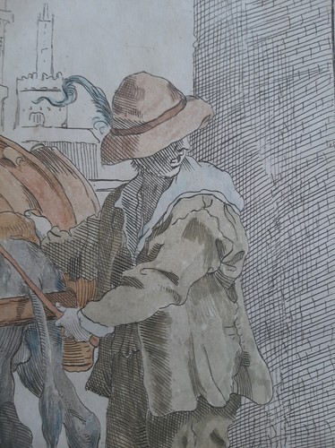 Hannibal Carracci. " Le Arti Di Bologna " 1760 Etching " Seller* - Picture 2 of 4