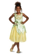 Disney Princess Tiana Classic Child's Halloween Costume Green Size Medium 7-8