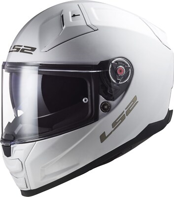 LS2 FF811 Vector II Solid Integralhelm (Weiß) Gr: XL (61)