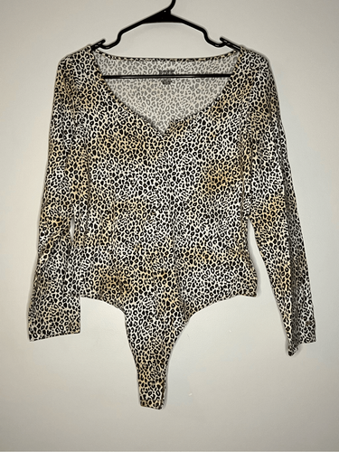 NWT Victorias Secret PINK leopard print body suit | eBay