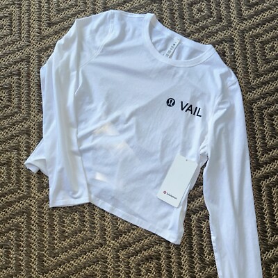 NEW Lululemon Classic-Fit Cotton-Blend Long Sleeve Shirt White