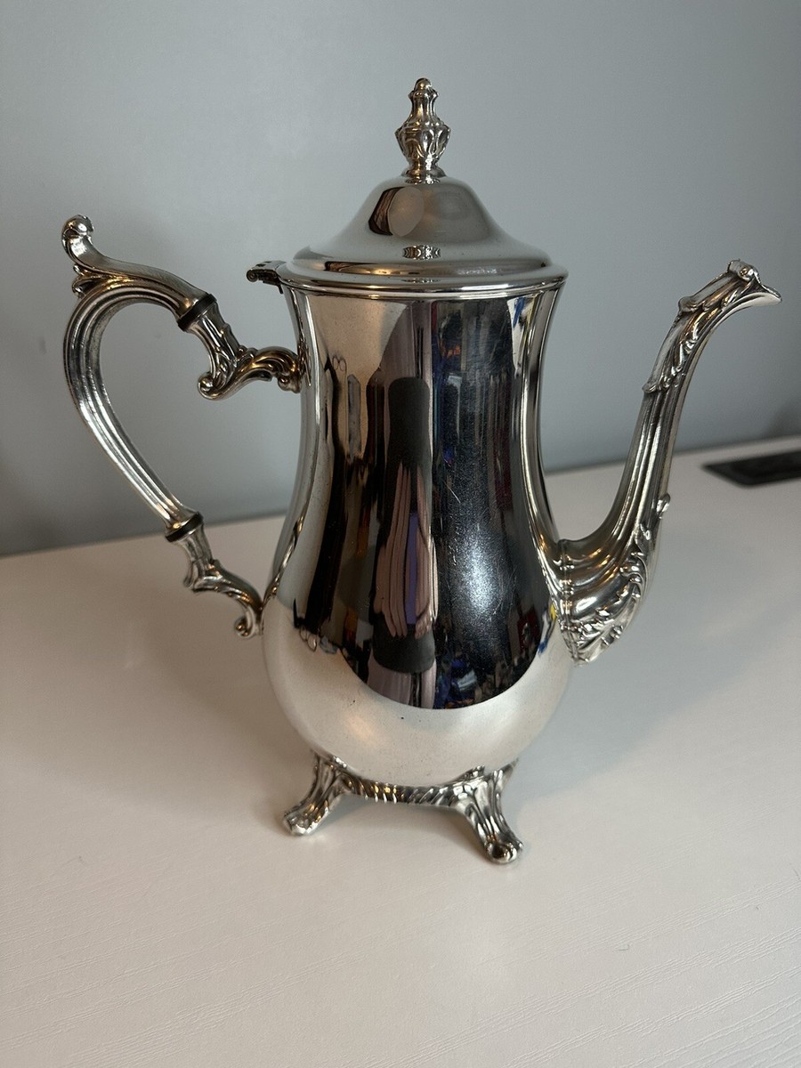 Wm Rogers 800 Silver Plated Teapot Used | eBay