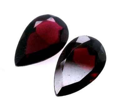 Rhodolite Garnet Pear Matching Pair 13 x 8 mm Lot Gemstone 2 PCS Gem Large 60-14