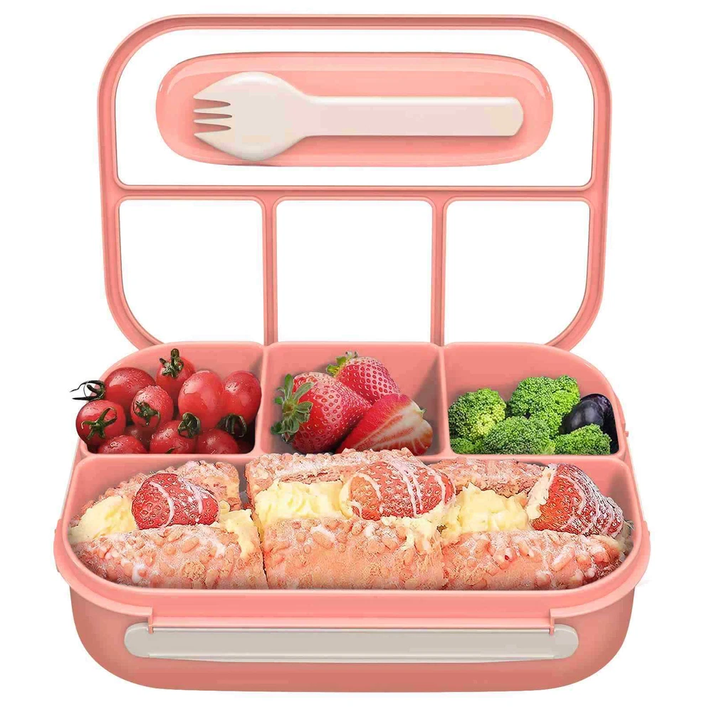 Bento Lunch Box With Spoon Fork Lunch Box Containers Bento Box for Dining Picnic