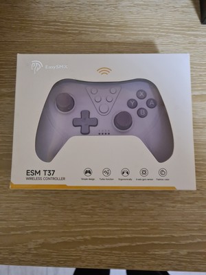 Wireless Bluetooth Controller für Switch, Lila Karton geöffnet