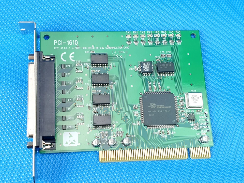 Advantech PCI-1610 REV. A1 02-2 4 PORT HIGH SPEED RS-232 C0MMUNICATION CARD - Bild 2 von 4