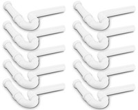 10Er Set RöHrengeruchverschluss 1 1/2 Zoll Mit Waagerechtem 40 Mm Abgang