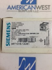 Siemens 3RT1016-1AV61 Contactor OEM E05 New Surplus Quantity* 