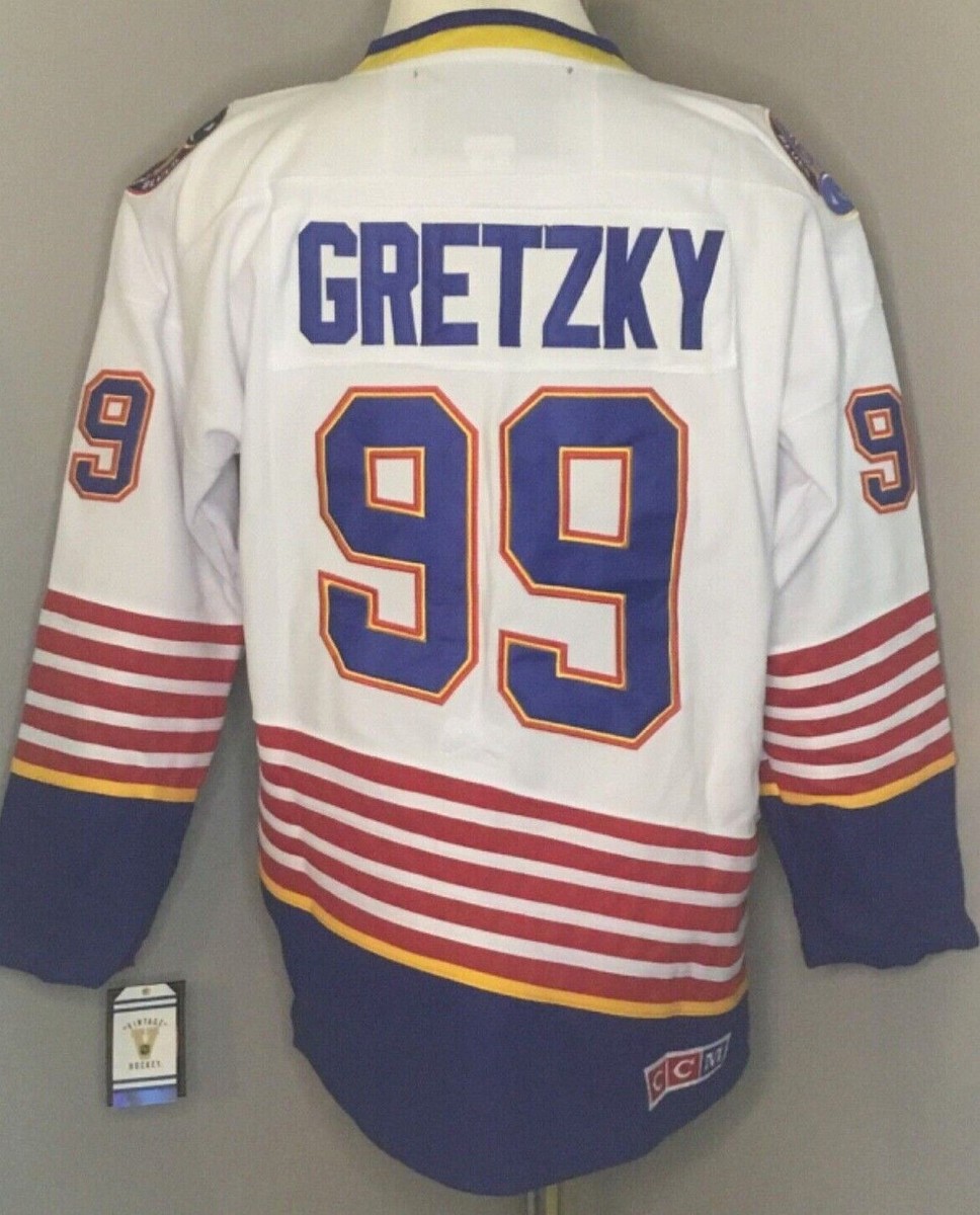 Wayne Gretzky St. Louis Blues White & Blue  