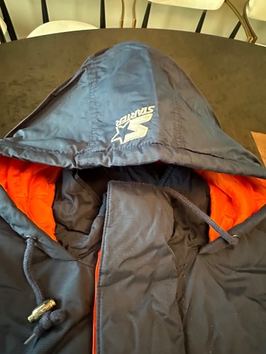 Vintage Starter Pro Line Authentic Chicago Bears 1/2 Zip Pullover Puffer Jacke XL - Bild 6 von 11