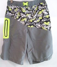 Wonder Nation Boys Quick Dry Swim Trunks Size XL/XG 14-16 Excellent Condition