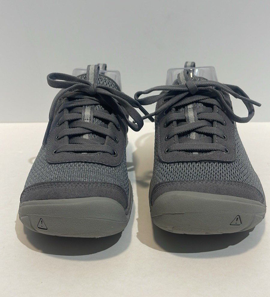 Sneakers Keen donna taglia 7 grigie maglia silenziosa casual stringate 1022852 arco contorno
