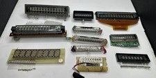 LOT  11 PCS MIXED LOT  VACUUM FLOURESCENCE DISPLAY SCREEN VFD ETC
