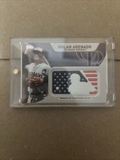 2017 Topps - Mlb Independence Day Silhouetted Batter Logo Patch Nolan Arenado...
