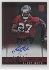 2013 Rookies & Stars Longevity Rookie Ruby Signatures Johnthan Banks Auto 2t7