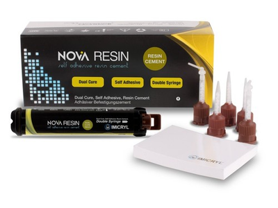 #ad Nova Resin Cement for Crowns Inlays Posts Self Adhesive Dual Cure 5 gram kit $32.99